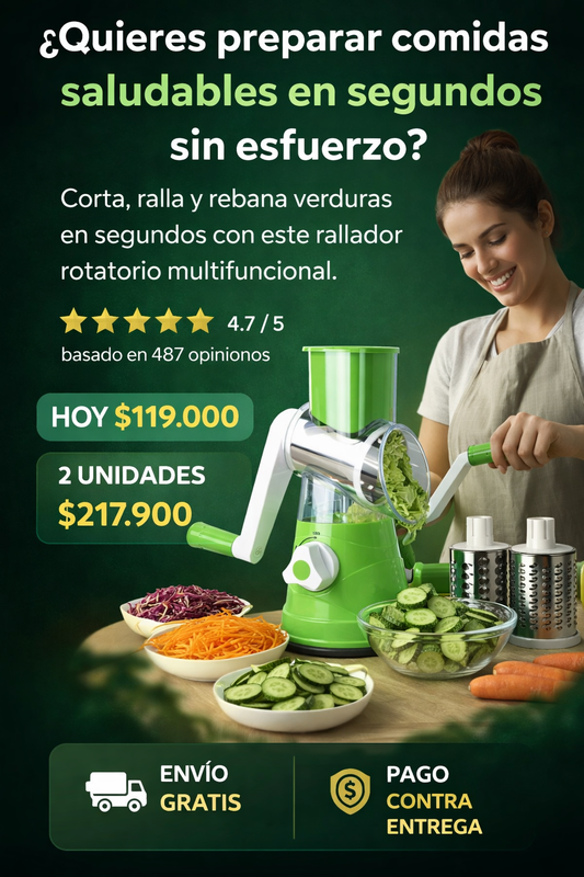 Molino Rallador Verduras